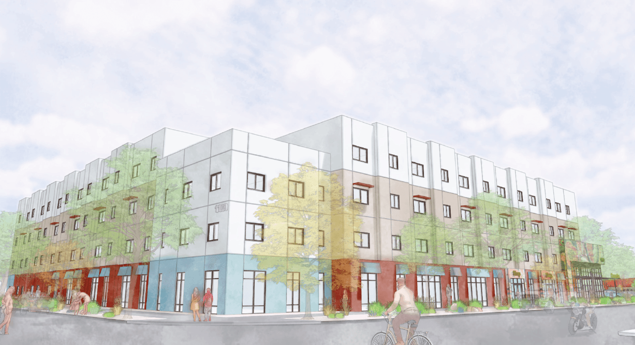 building exterior rendering